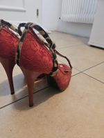 Guess High Heels, rot, Gr. 38, Plateau, Top Zustand!