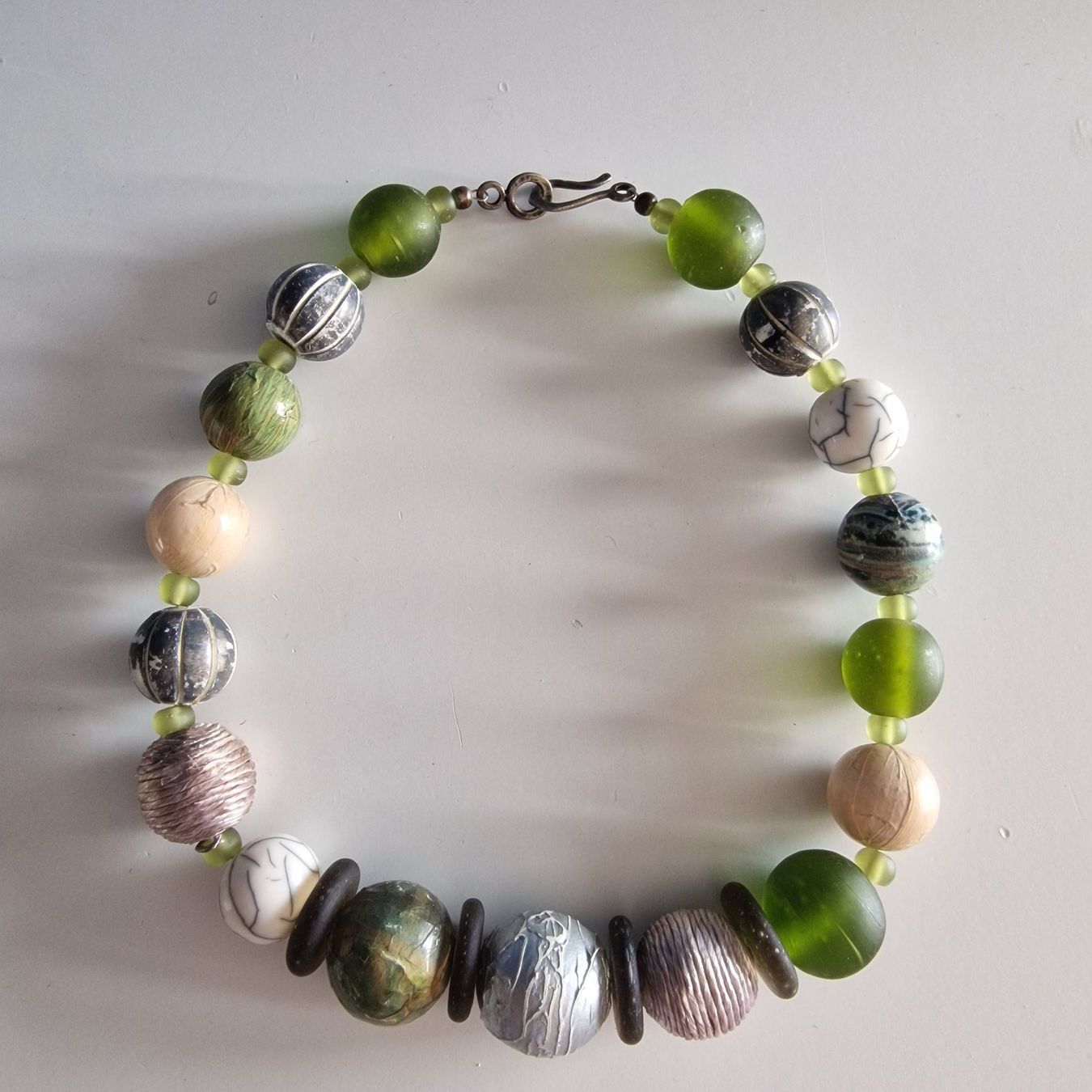 Ketten: Vintage Modekette aus Glas- und Kunststoffperlen – Gebraucht aus Birr von sen_8djr 1