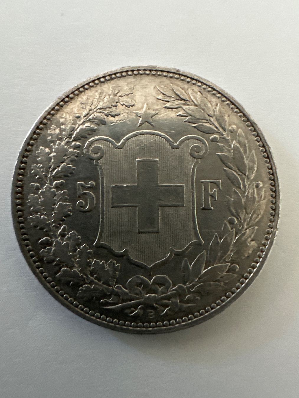 Toutes les monnaies: 1888 5Fr vorz/unz – D'occasion à Erlach par gubbe1 2