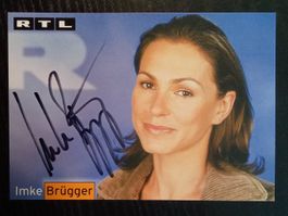 Imke Brügger Autogramm signiert Fotopostkarte 10x15cm