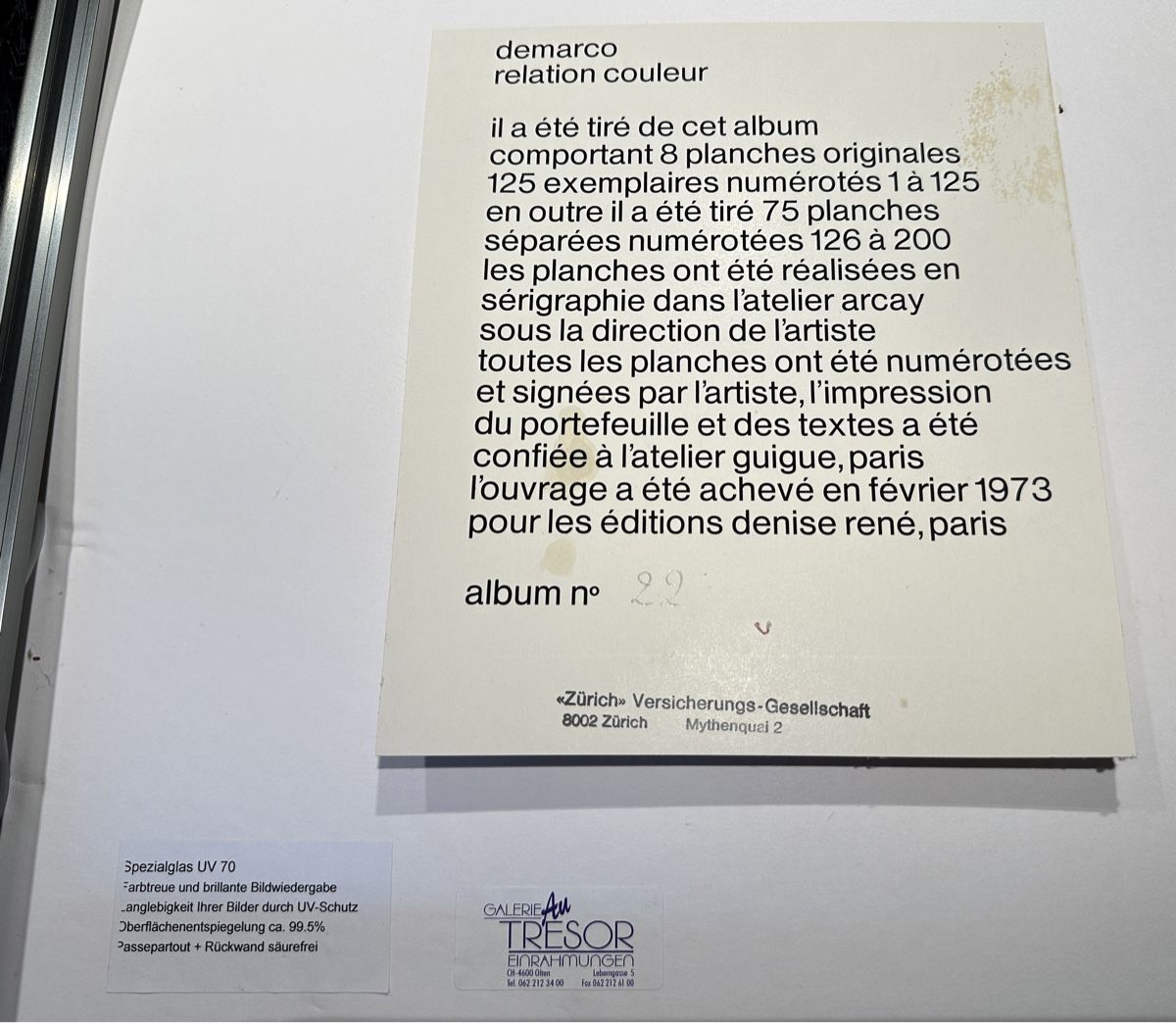 Foto & Immagini: Relations Couleur III - Hugo Demarco - Screen Printing – Usato da Aarburg venduto da Schatzaffe 4