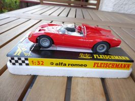 Fleischmann Slotcar Der Alfa-Romeo in Rot 1:32 Art. Nr. 3211