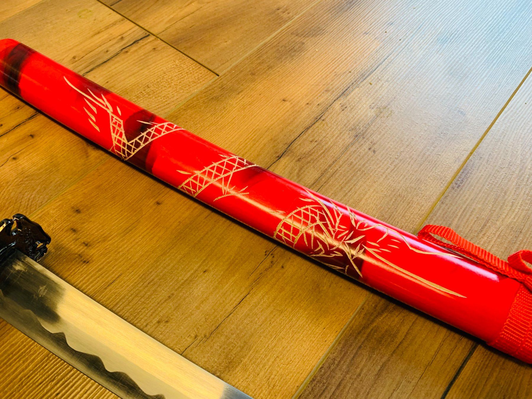 Sonstiges zum Sammeln & Seltenes: Samurai Katana Schwert Tanto 78cm RED – Neu und originalverpackt aus Bergdietikon von shopAgent 8