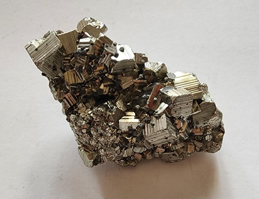 Minerali & Pietre curative: Peru: wunderschöner Matrix Pyrit-Schwimmer. – Nuovo (secondo la descrizione) da Lima- Peru venduto da Alpaka-Haus