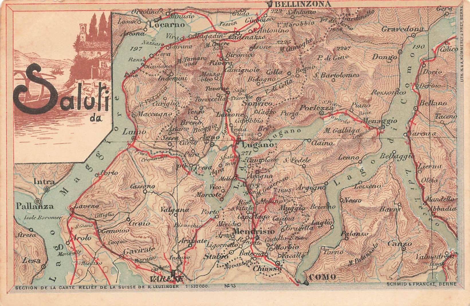 Cartes postales: Saluti da Ticino – D'occasion à Biasca par Blenio71