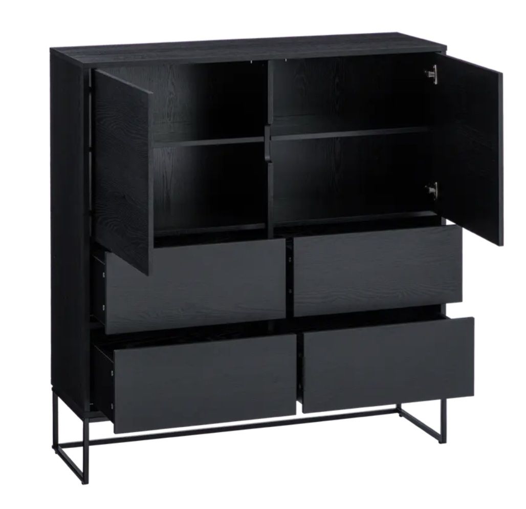 Pfister Cassettiere: Highboard Clipp, schwarz - Neu – Nuovo (secondo la descrizione) da Wallisellen venduto da -Zauberfee- 1