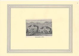 Olten Kantonsspital Holzschnitt um 1900