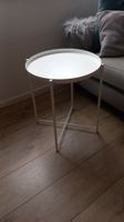 Beistelltisch weiss rund