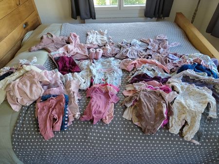 Babykleider komplette Garderobe 50/56