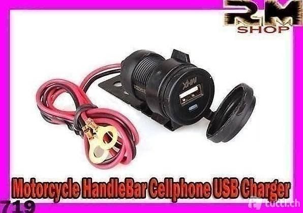 Caricabatterie: Motorrad Lenker Handy USB-Ladegerät – Nuovo e nell'imballaggio originale da Unterägeri venduto da RmOnline