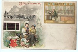LITHO SCHWYZ Souvenir Chocolat Suchard