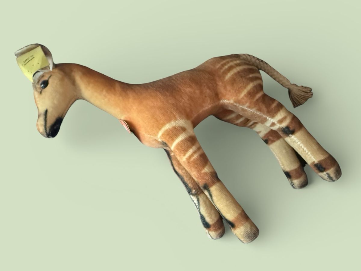 Steiff Spielzeuge: Vintage Steiff Plüschtier – Okapi – Gebraucht aus Lamone von LaCantinaMagica 2