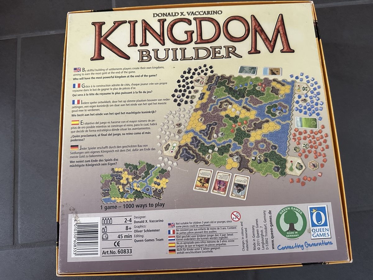 Spiele: Kingdom Builder – Gebraucht aus Aesch LU von dW.2x7 1