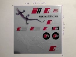 Aufkleber  S line 13 Stk.