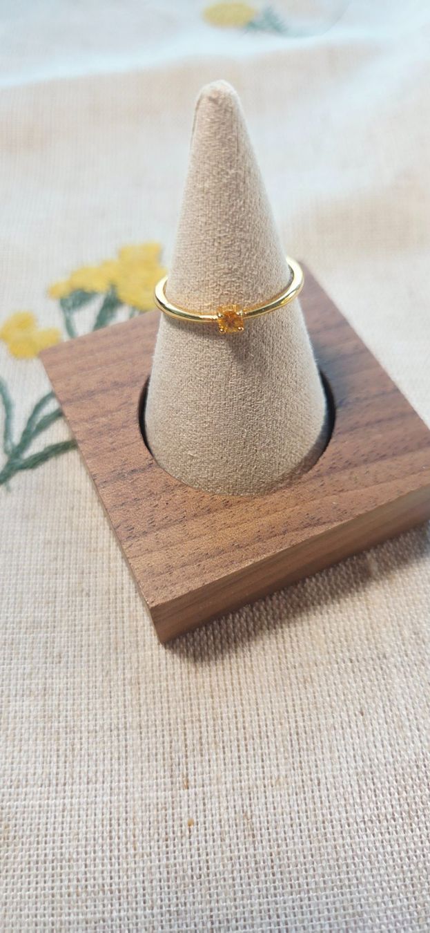 Anelli: NEW - S925 Citrine Ring (Adjustable) – Nuovo (secondo la descrizione) da Zürich venduto da cin_wcf6 5
