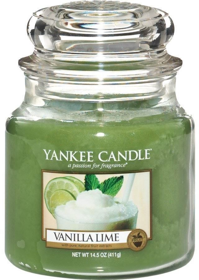 Yankee Candle Kerzen: Yankee Candle Vanilla Lime medium Jar – Neu und originalverpackt aus Langwiesen von rtWebshop