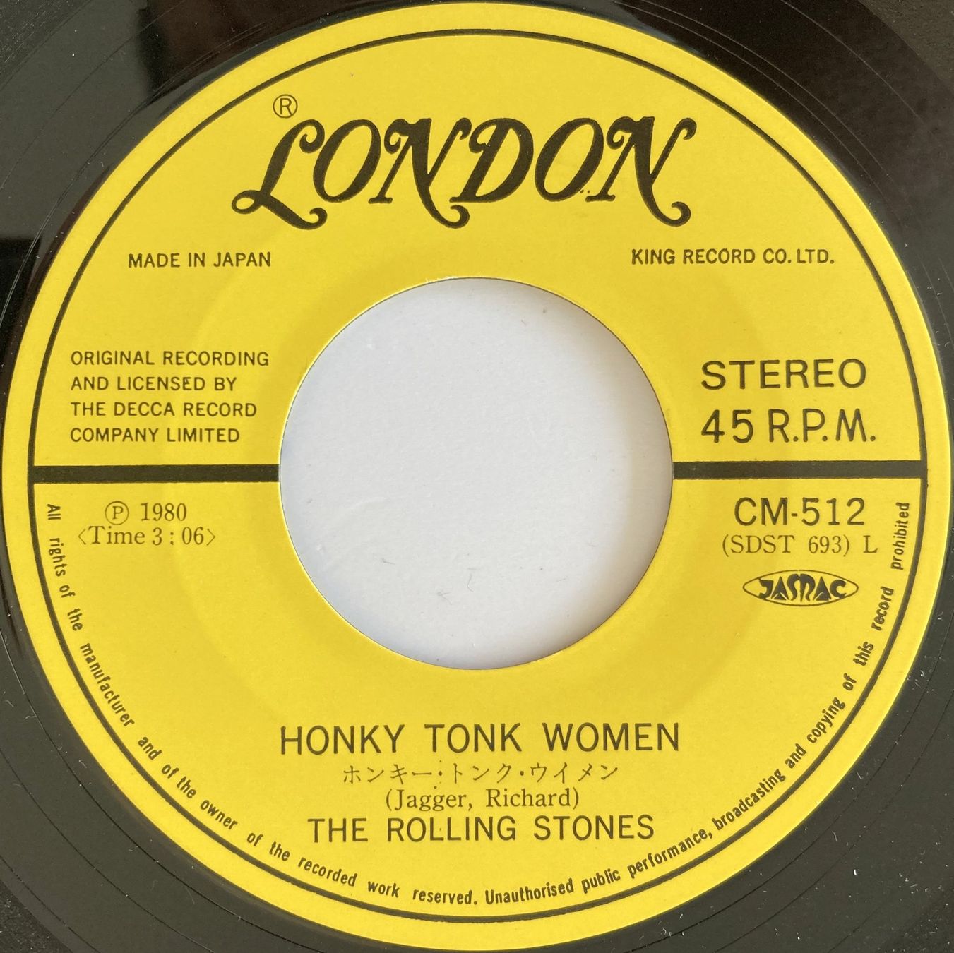 Dischi in vinile: ROLLING STONES - HONKY TONK WOMEN – Usato da Bottens venduto da hotter-than-hell 2