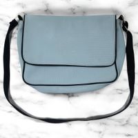 Sac à bandoulière LACOSTE bleu clair