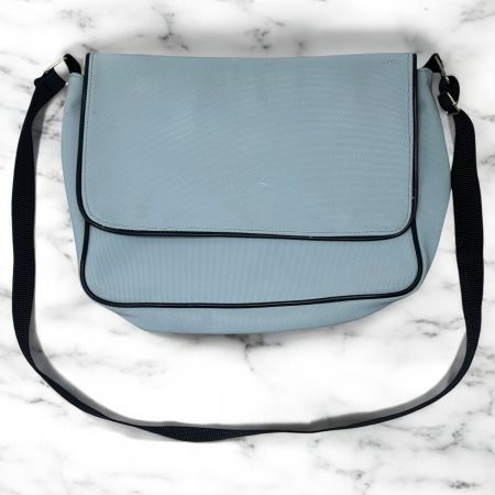 Sac à bandoulière LACOSTE bleu clair