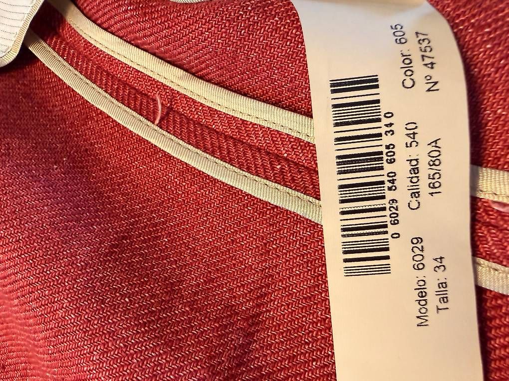 Massimo Dutti Jacken: Massimo Dutti Blazer, Gr. 34, Rot, Sommer Kollektion – Gebraucht aus Galgenen von 20Usa13 3