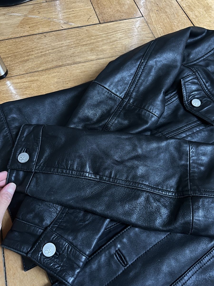 Calvin Klein Giacche: Calvin Klein Lederjacke Gr. L – Nuovo (secondo la descrizione) da Luzern venduto da w.welihodska 2