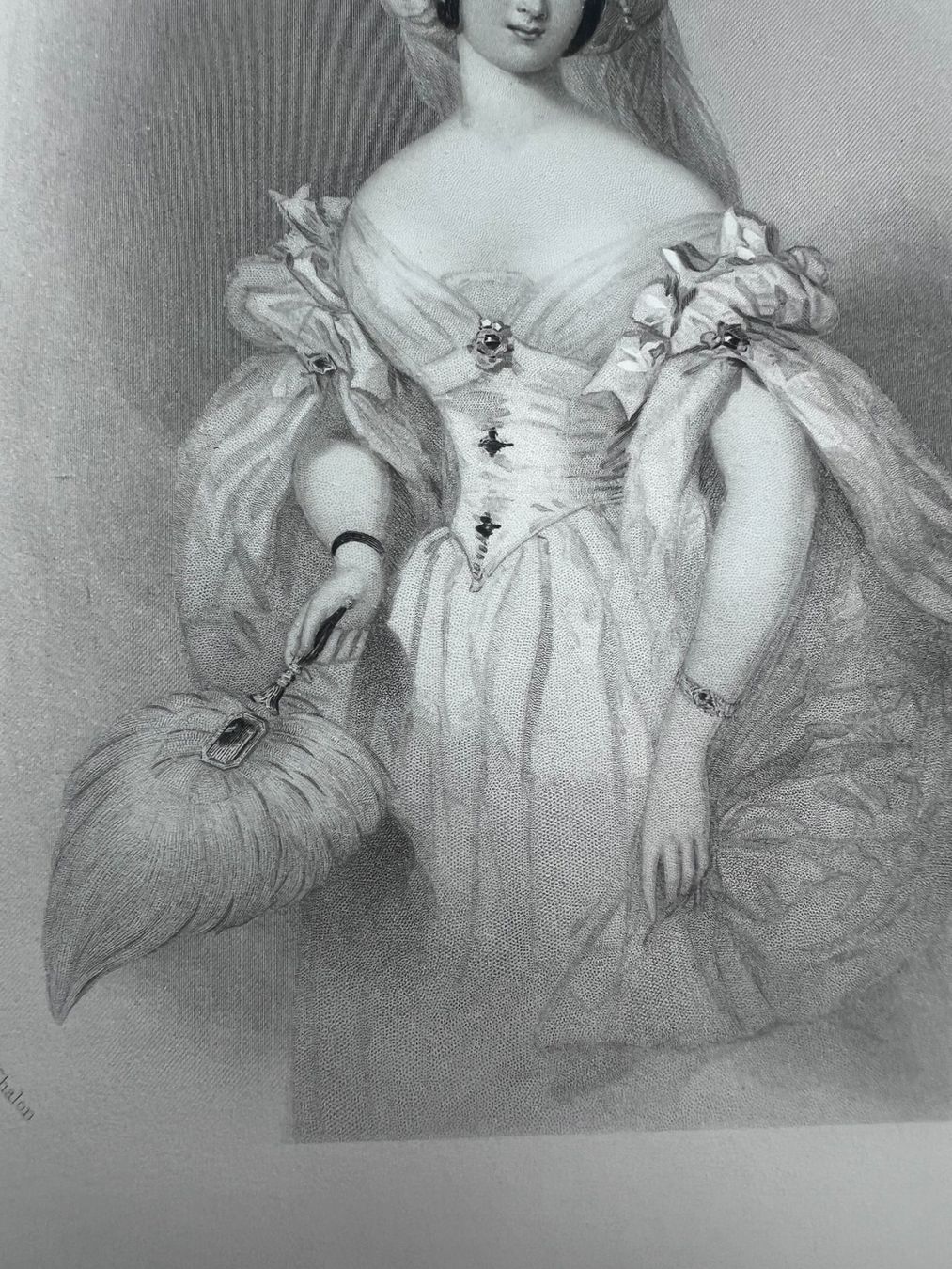 Incisioni: Gravure ancienne, Dame à l'éventail. – Usato da Savigny venduto da ron_q529 3