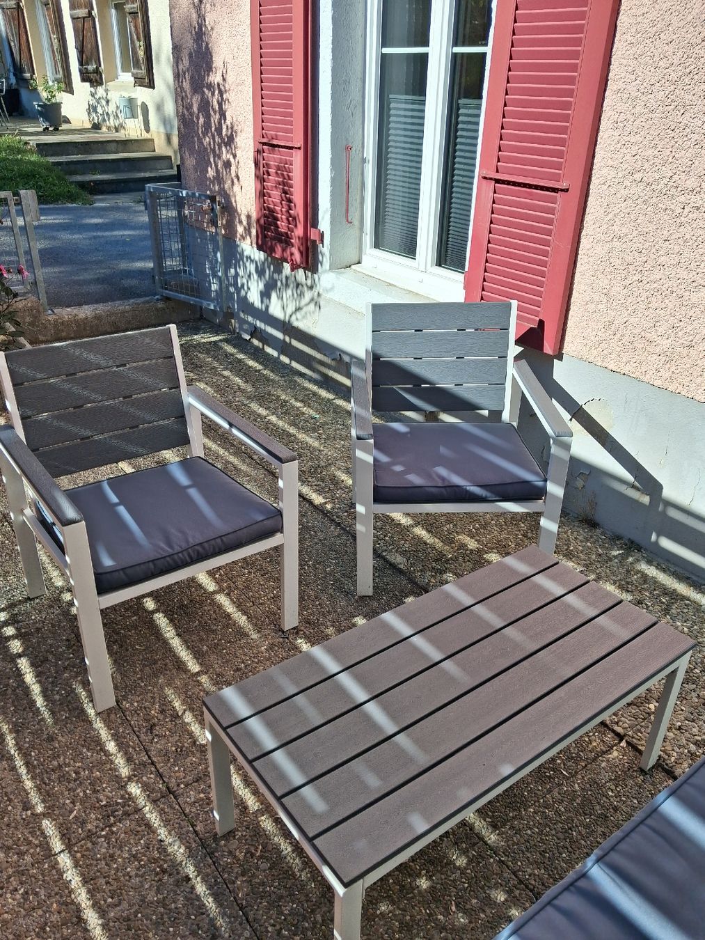 Tischset: Salon de jardin – Gebraucht aus Saignelégier von Vvo19 3