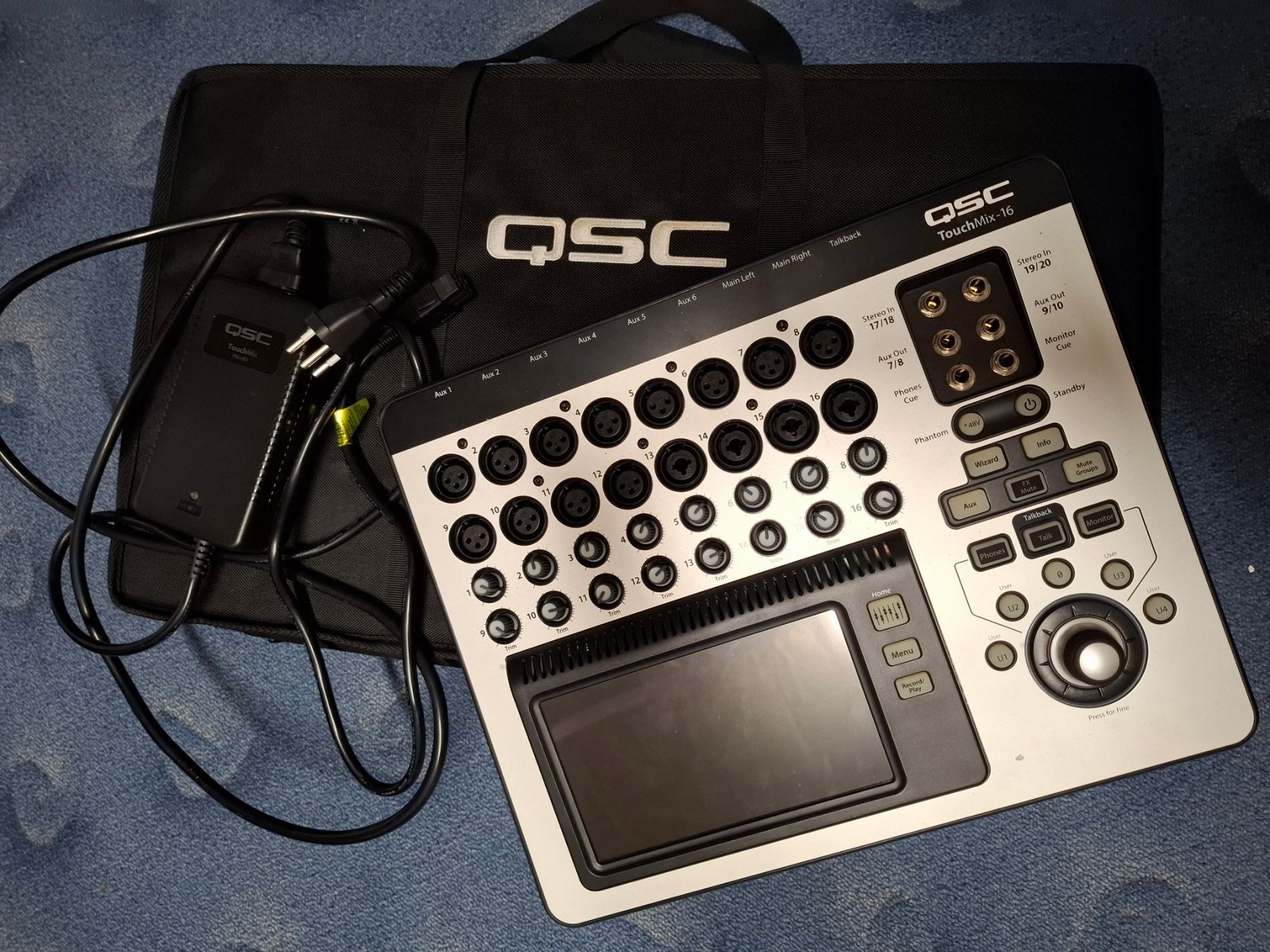 Qsc Console di mixaggio: Digital-Mischpult QSC TouchMix16 inkl. Case – Usato da Guntershausen venduto da iceroom