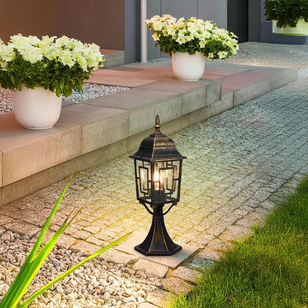 Lampade: Aussen Stehleuchte, Antik, 48 cm Höhe – Nuovo (secondo la descrizione) da Kreuzlingen venduto da Smart-Light 1