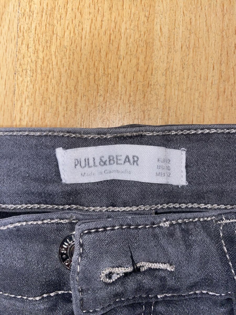 Hosen: Pull&Bear Skinny Jeans Damen Gr. 42 Grau – Gebraucht aus Ramsen von _J4N4_01 1