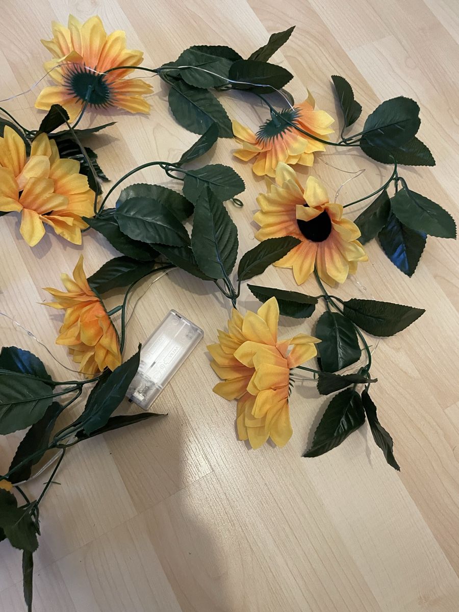 Ghirlande e barre luminose: 2 Sonnenblumen Lichterketten – Nuovo (secondo la descrizione) da Langendorf venduto da PetLuna 3