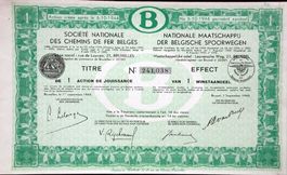 Société Nationale des Chemins de Fer Belges, Bruxelles 1949