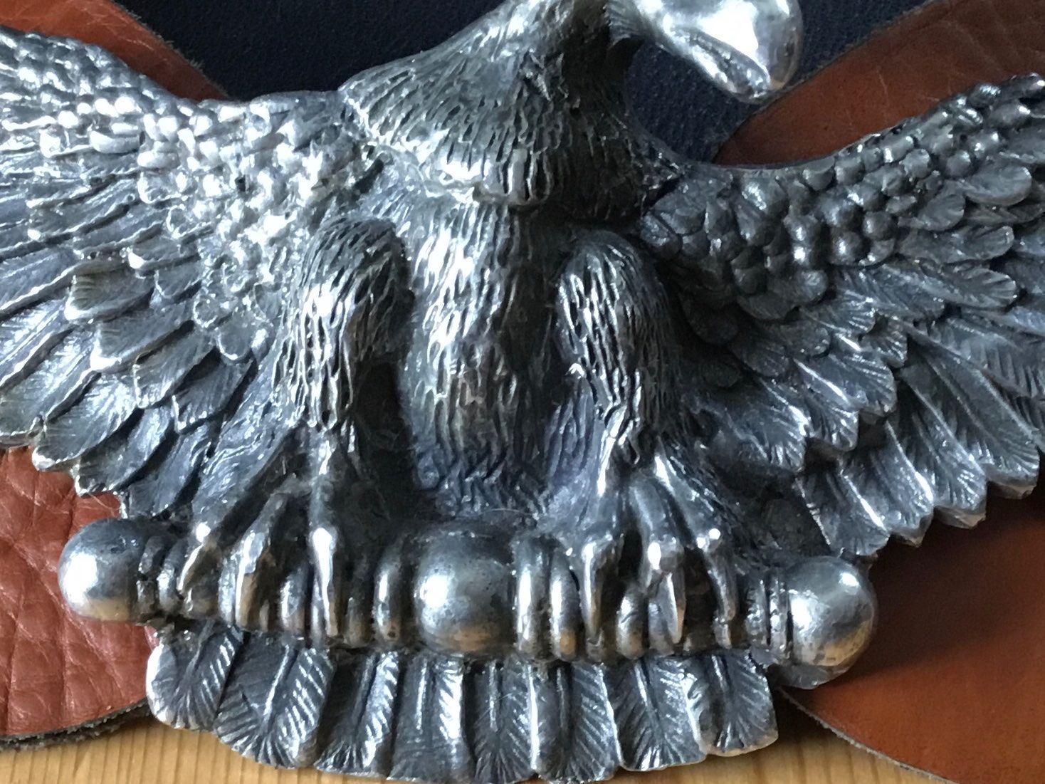 Cinture: Ledergürtel mit Adler-Schnalle – Usato da Schlieren venduto da Jeajet 5