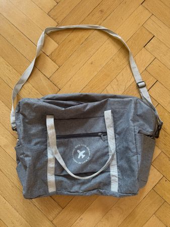 Sac de voyage gris avec bandoulière - Idéal pour EasyJet