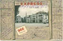 Fleurier - Place du Marché + 1902