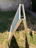 Kundenstopper Werbetafel Aluminium A-Gestell gebraucht