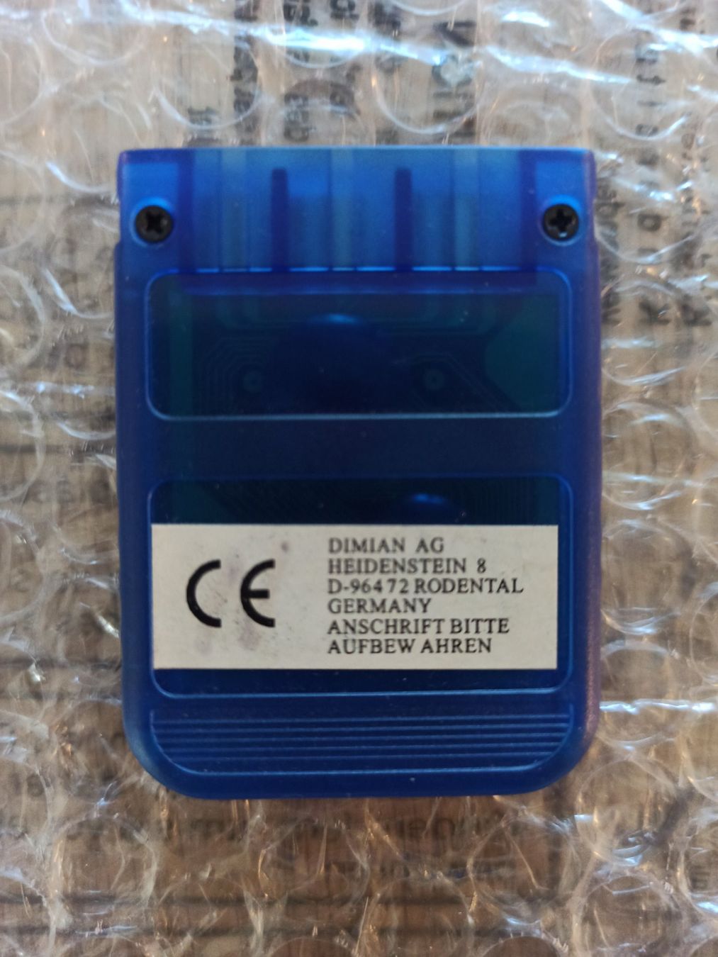 Memory unit & Memory card: Memory card 1 mega - PS1 – Usato da Oberweningen venduto da mar_87mx 1