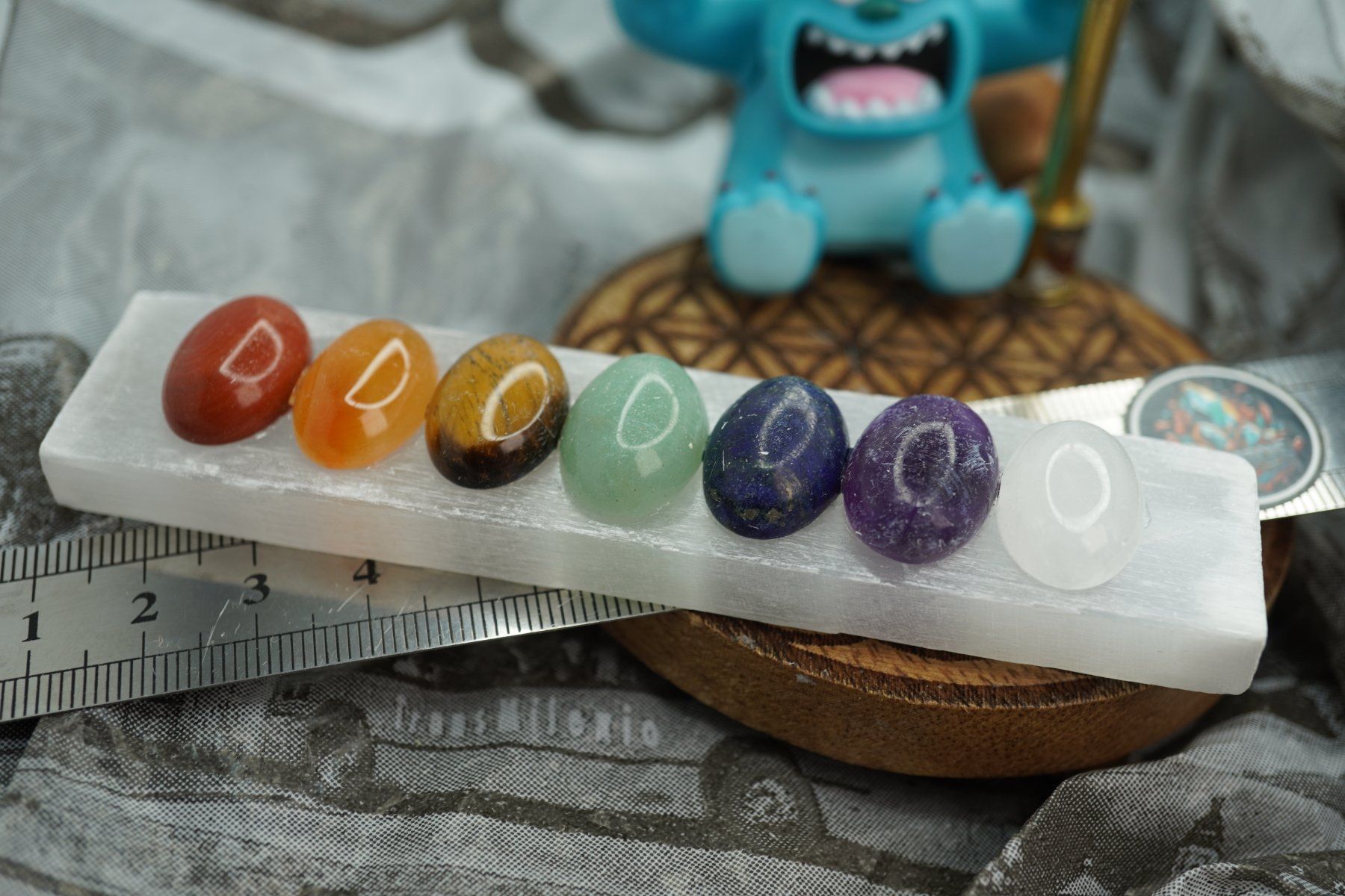 Mineralien & Heilsteine: Selenit  Stab Chakra     (Räumung!) – Neu und originalverpackt aus Eschenbach SG von topstone 6