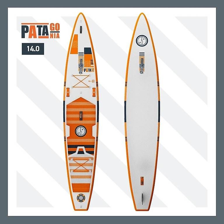 Tavole da surf e di nuoto: SUP - Foolmoon Patagonia - 14" Touring – Usato da Muri AG venduto da Steffbaumann
