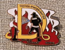 M718 - Pin Sapeurs Pompiers Geneve D Section D'Intervention
