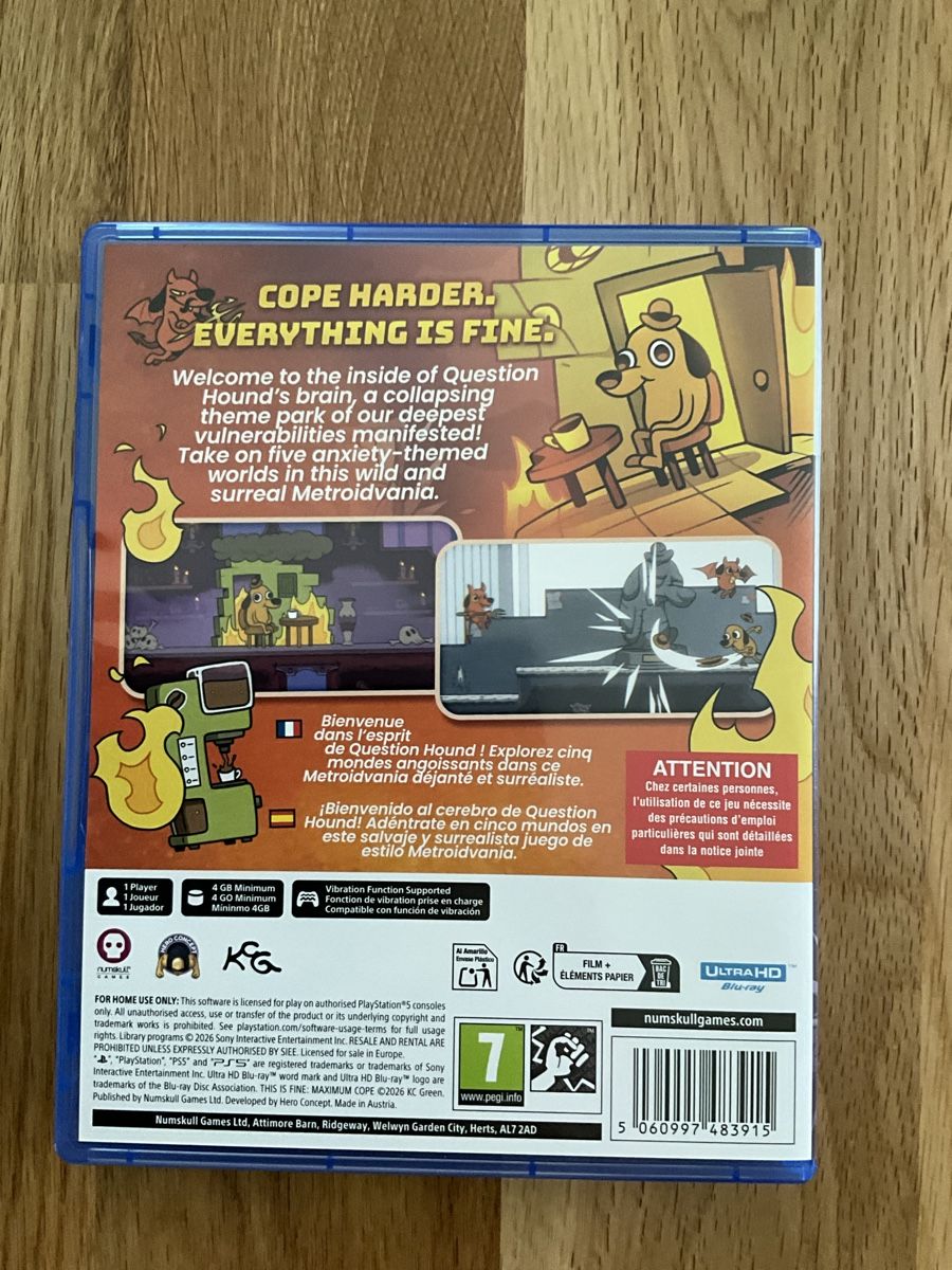 Giochi: PS5 This is Fine Maximum Cope Spiel  – Usato da Luzern venduto da Eureedudeheit 1