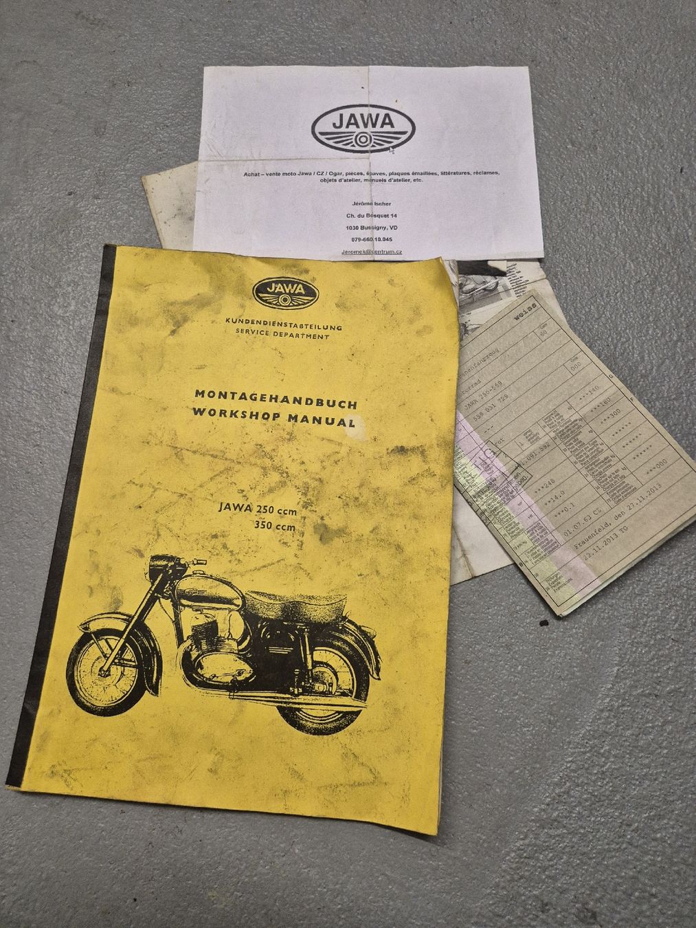 Jawa Route: Jawa 559 Panelka 250ccm Veteran  – D'occasion à Wynau par Bastel87 7