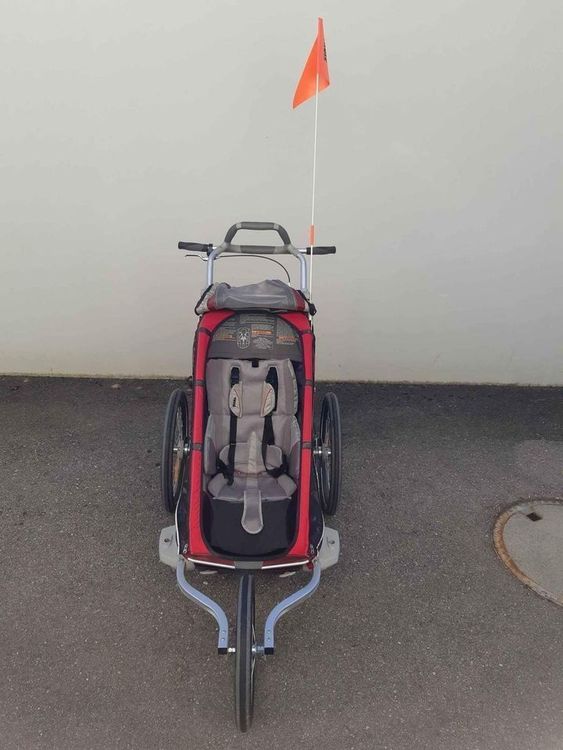Thule Chariot CX 1 Inkl. Fahrrad-Set, Blau