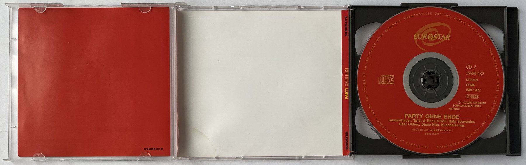 CD: Party ohne Ende, 40 original-Hits – Usato da Flums venduto da Asquillo 3