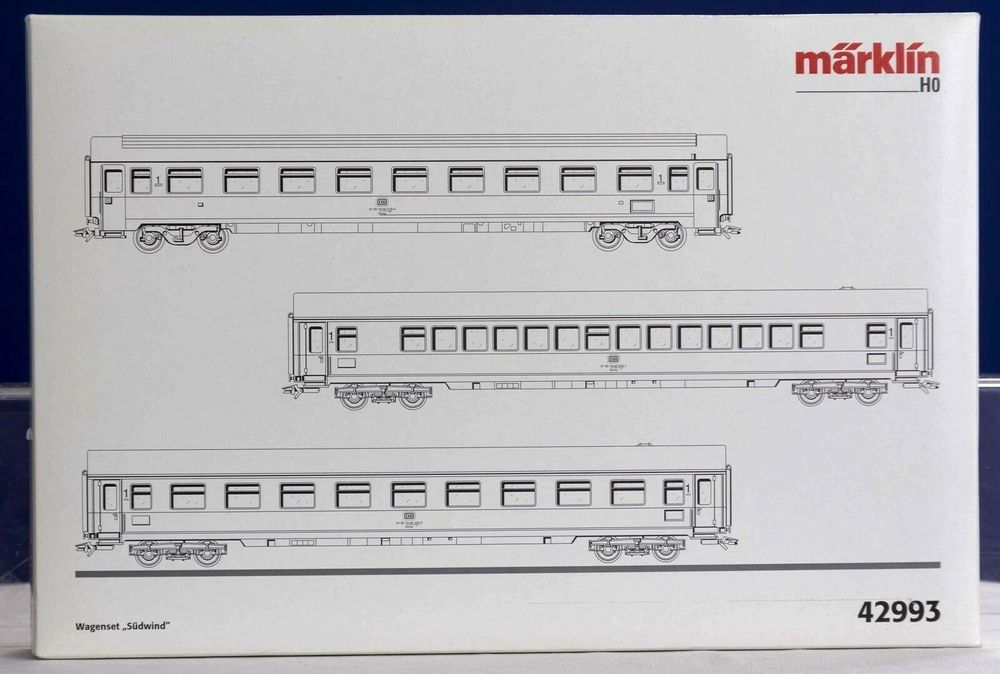 Märklin 42993 - H0 - offers DB - Wagenset „Südwind“ 3tlg. - OVP