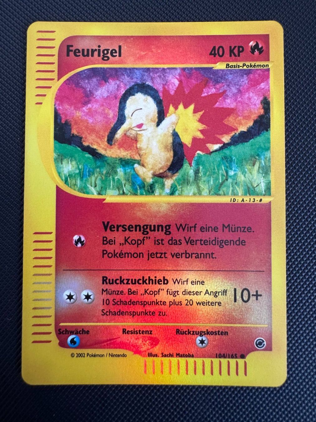 Pokémon Carte collezionabili: Pokemon Feurigel Reverse Holo 104/165 - Expedition - DE – Usato da Erstfeld venduto da PokeSandero