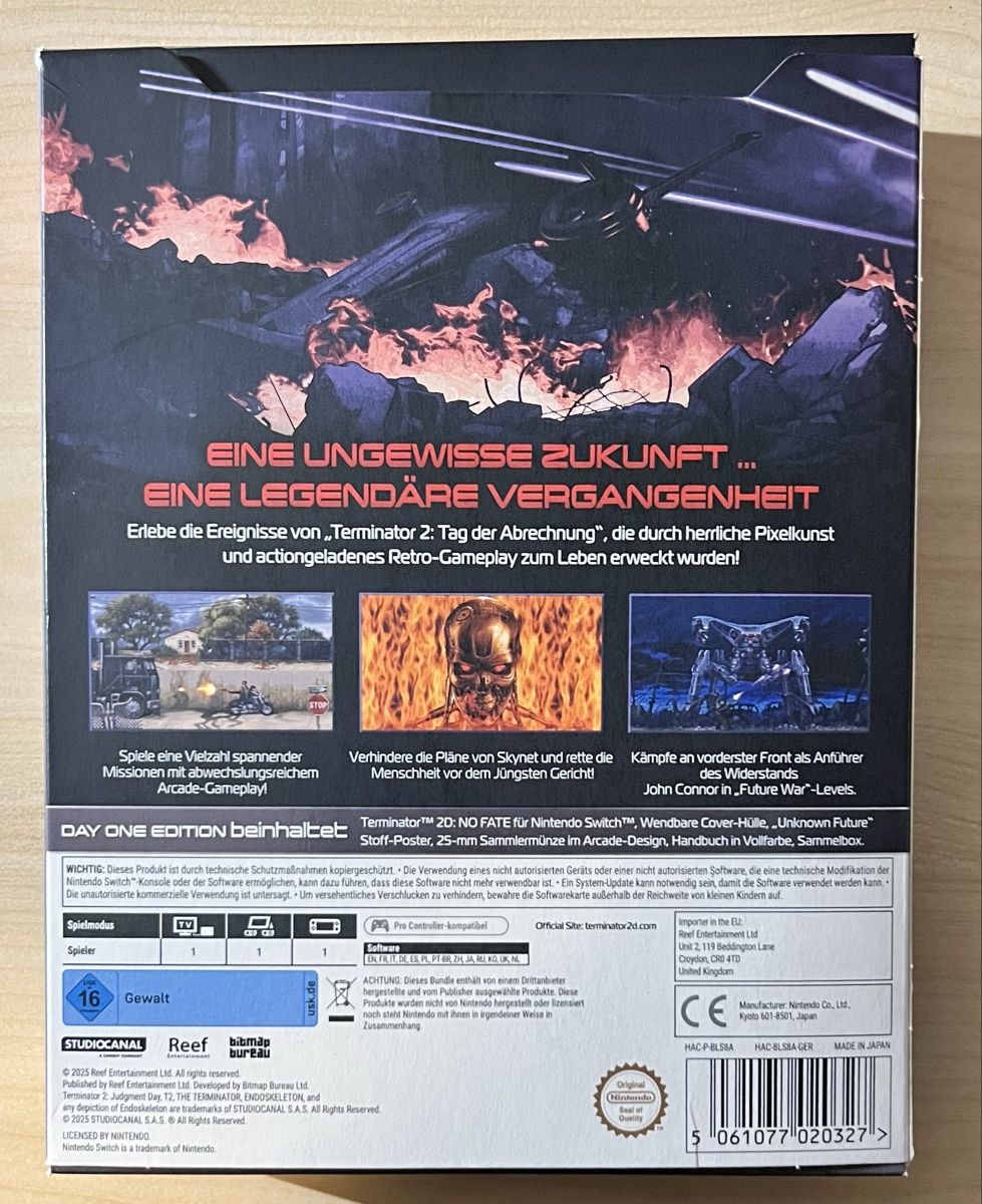 Nintendo Giochi: Terminator 2D No Fate Édition collector – Usato da Grandevent venduto da David28313 1
