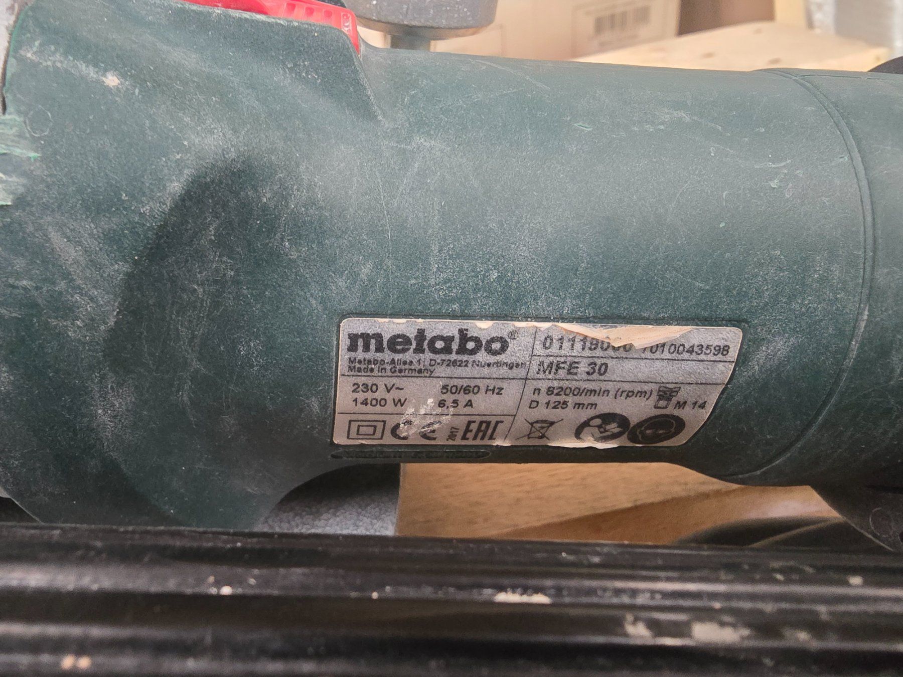 Metabo Tutti gli attrezzi: Profi Metabo MFE 30 Mauernutfräse mit Koffer ab 1.- – Usato da KRINAU venduto da Mio_Liqstyle 4