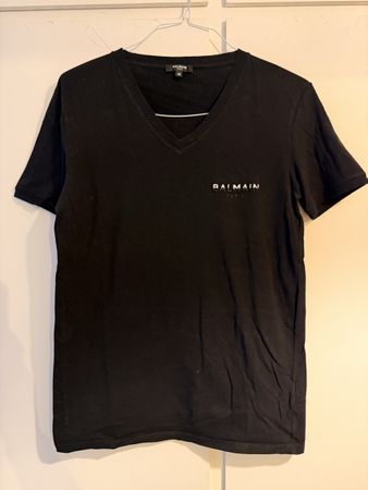 T-shirt Balmain nera, taglia M, come nuova!
