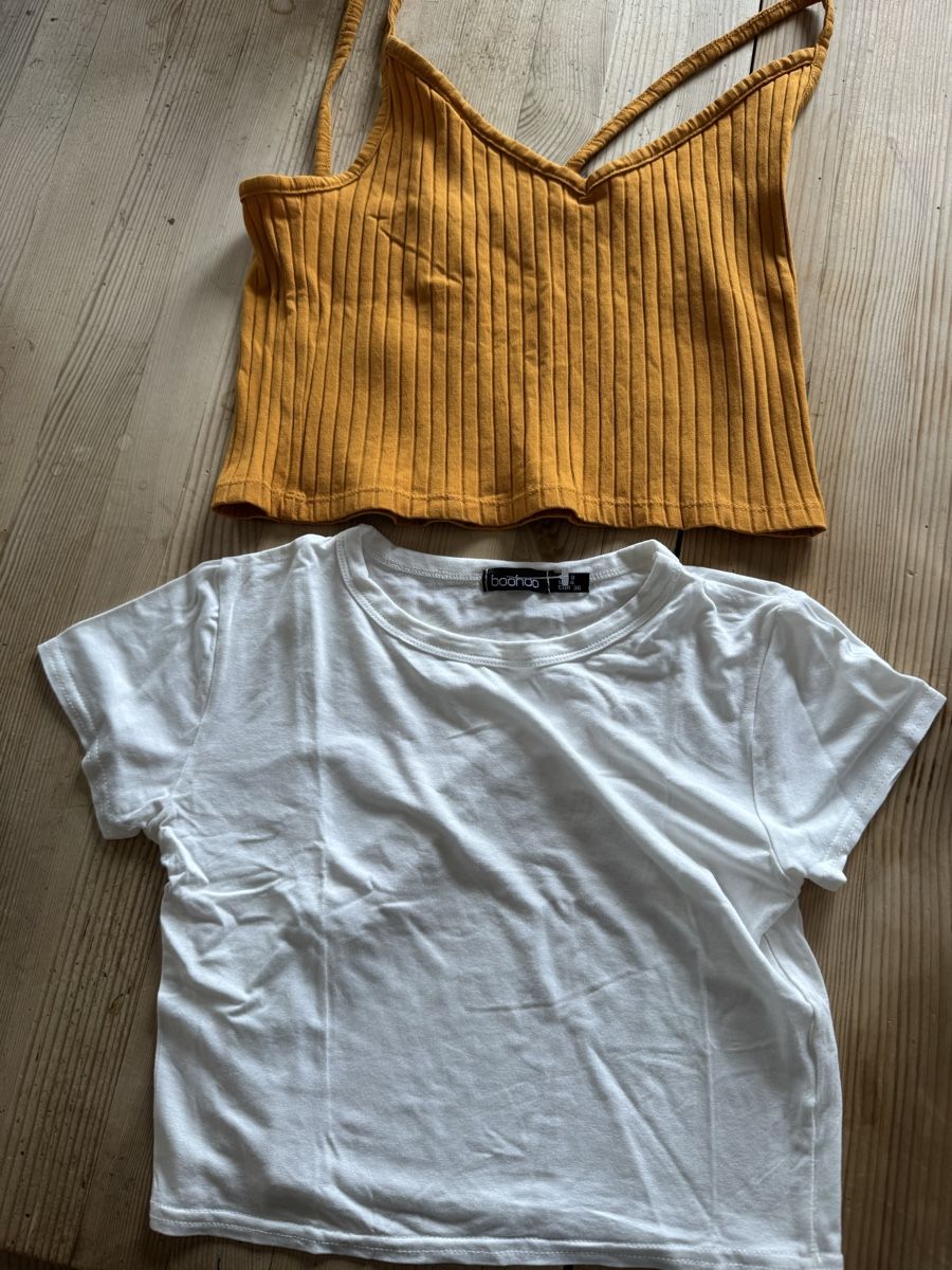 Top: Lot deux haute Taille S Mel  – Usato da Veyrier venduto da kimedovapa